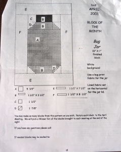 This is how I know the blocks were from 2001. Note the top right corner. 