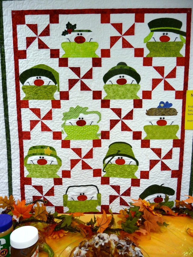 example snowman quilt